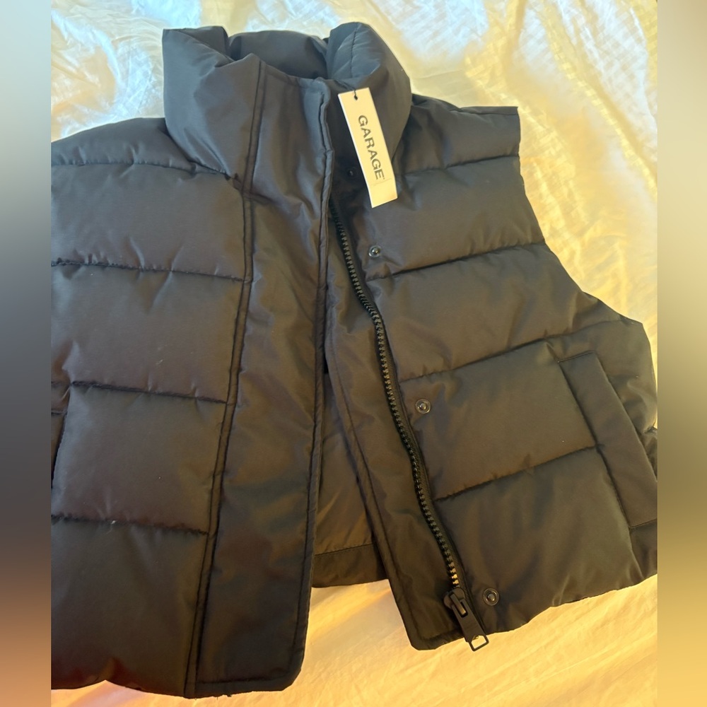 Garage Puffer Vest Brand New